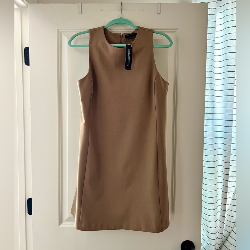Banana Republic Camel Tan Sleeveless Mini Dress